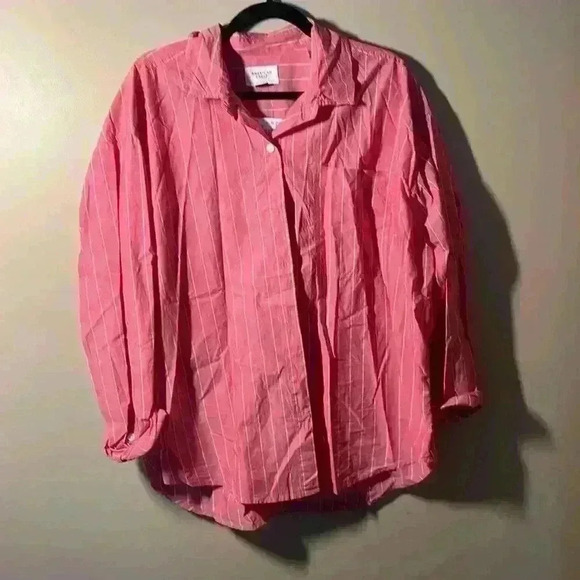 American Eagle pink button-down shirt new with tags never worn size large - Picture 6 of 6